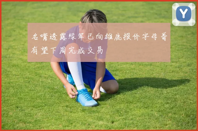名嘴透露绿军已向雄鹿报价字母哥有望下周完成交易